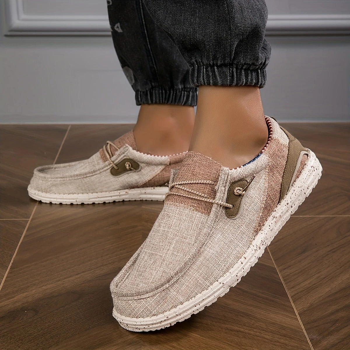 Women's Canvas Slip On Loafers