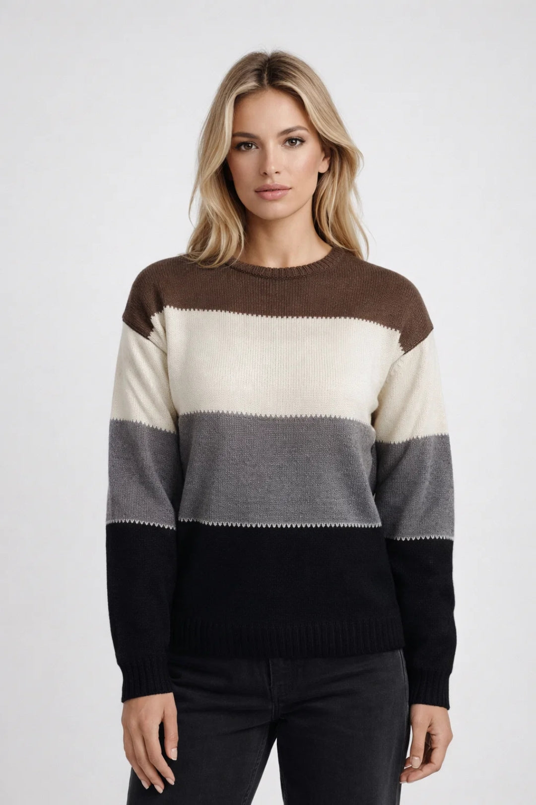 women's knit knit sweater