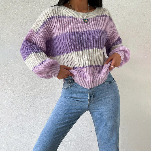 women's knit knit sweater