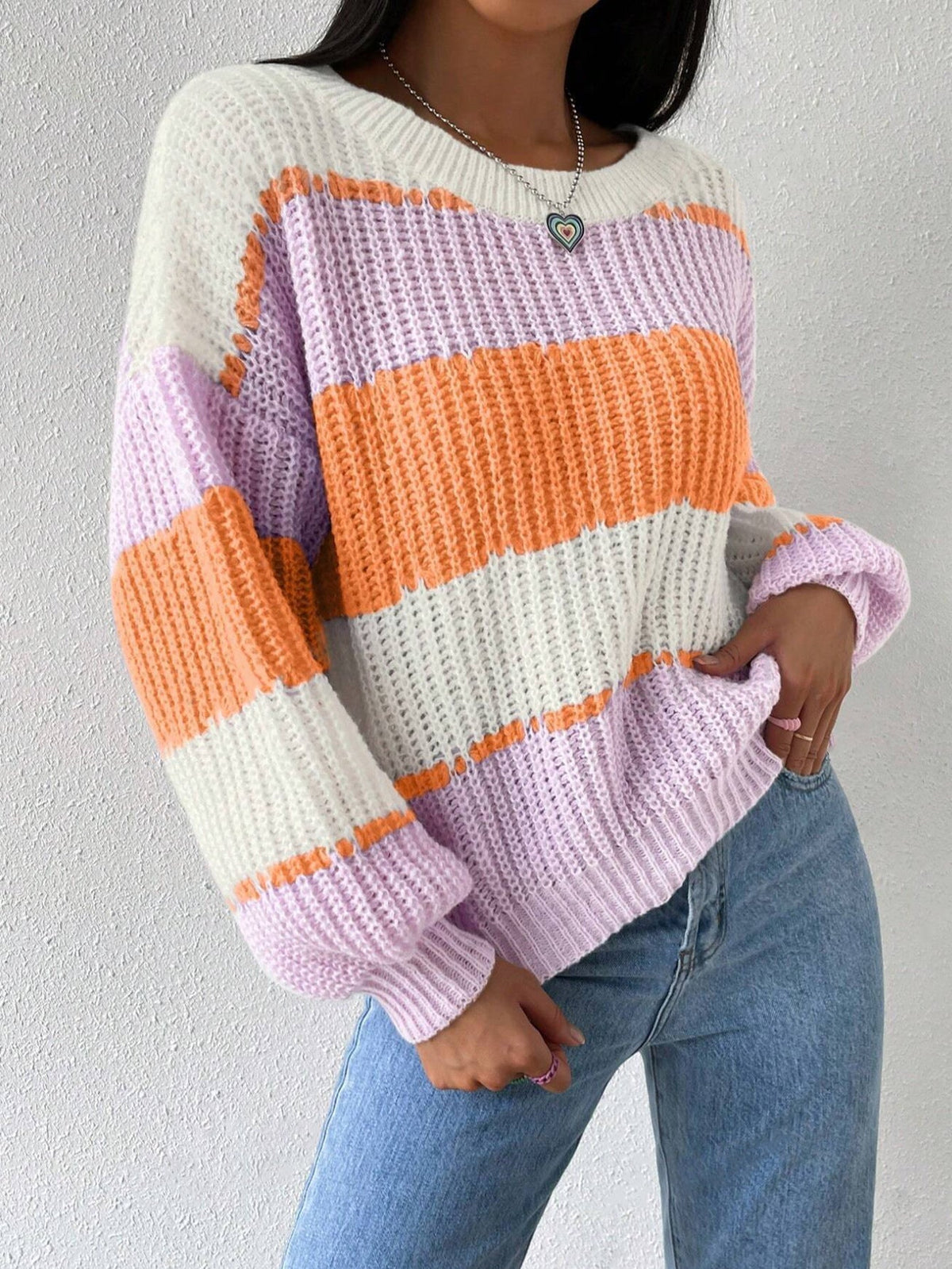 women's knit knit sweater