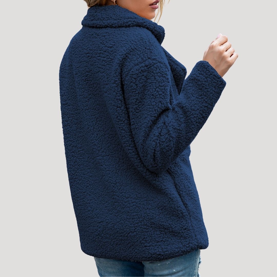 Women's Double Breasted Teddy Winter Jacket