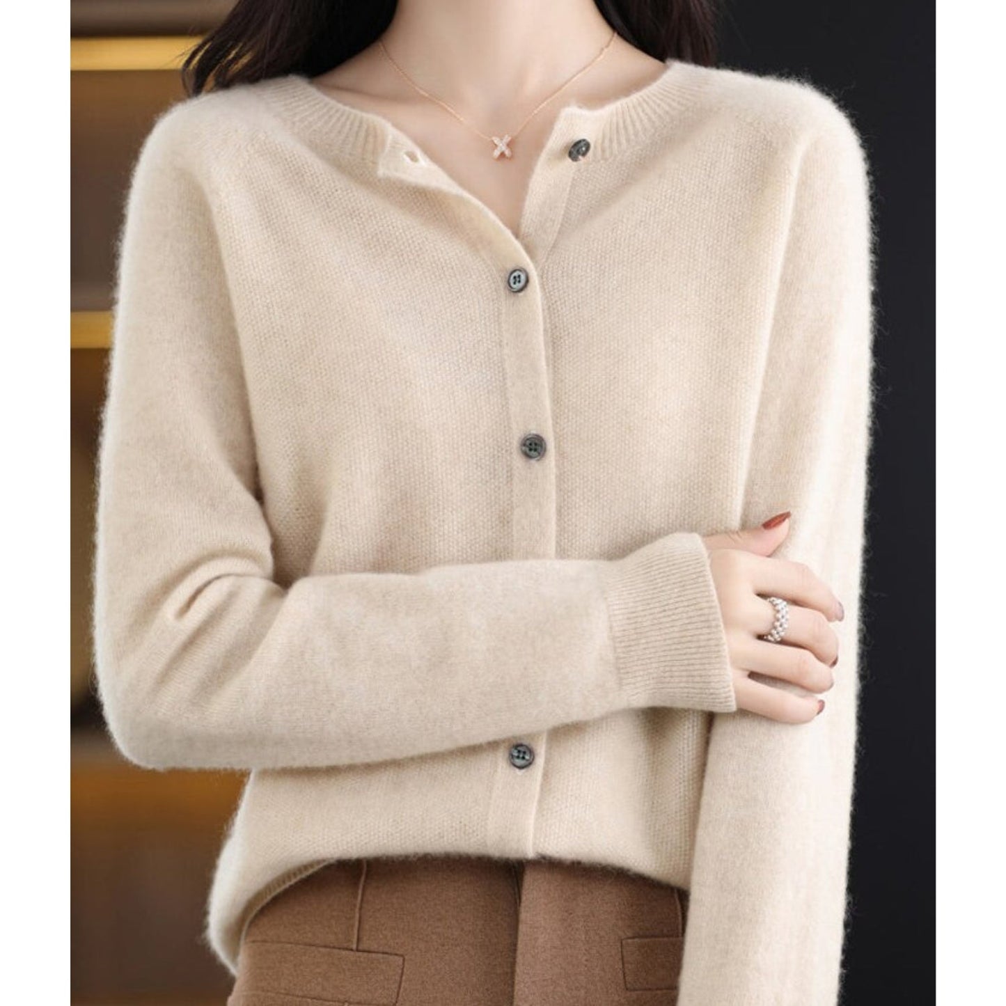 Women's knit cardigan