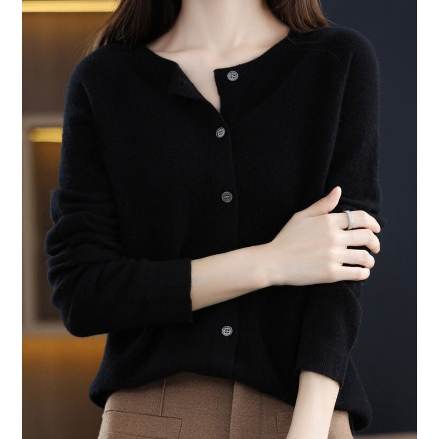 Women's knit cardigan