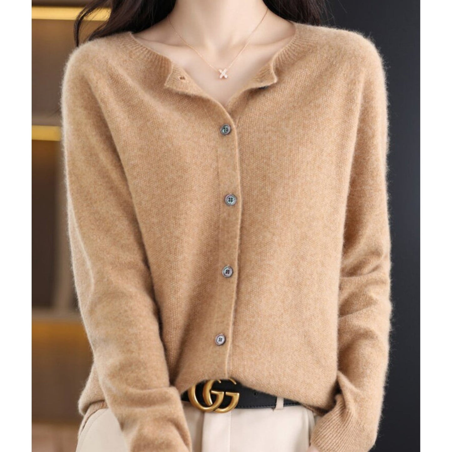 Women's knit cardigan