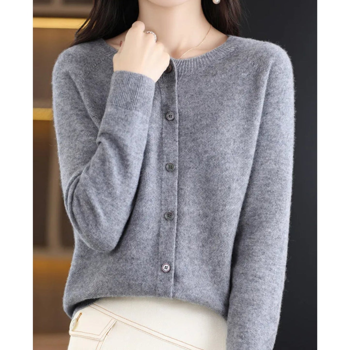 Women's knit cardigan