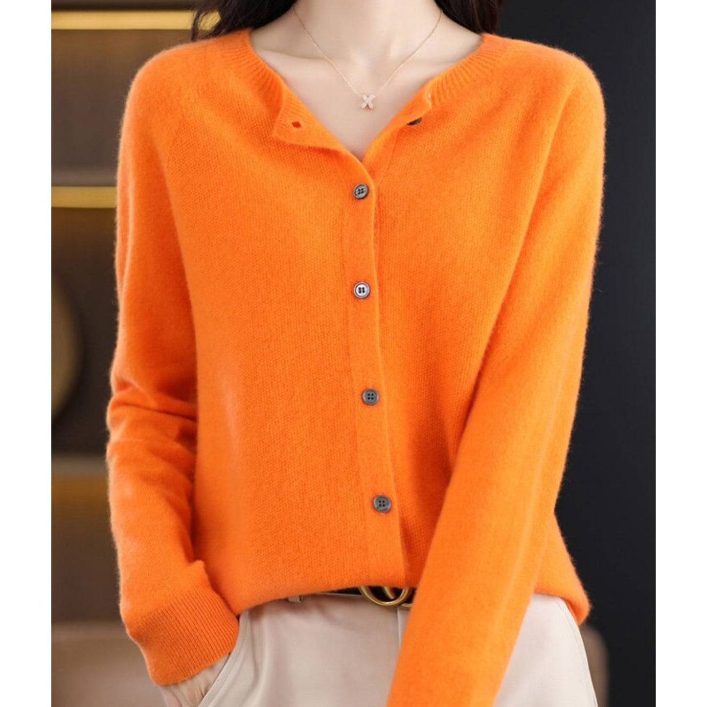 Women's knit cardigan