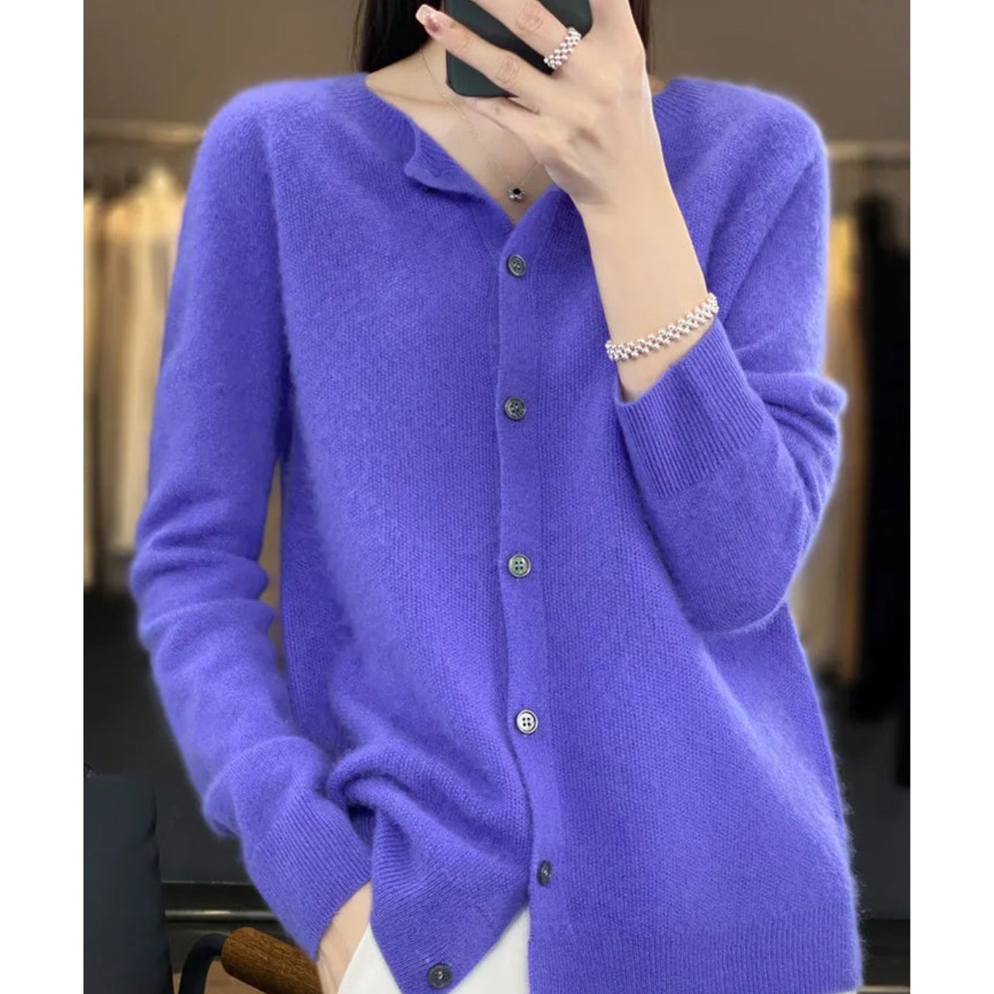 Women's knit cardigan