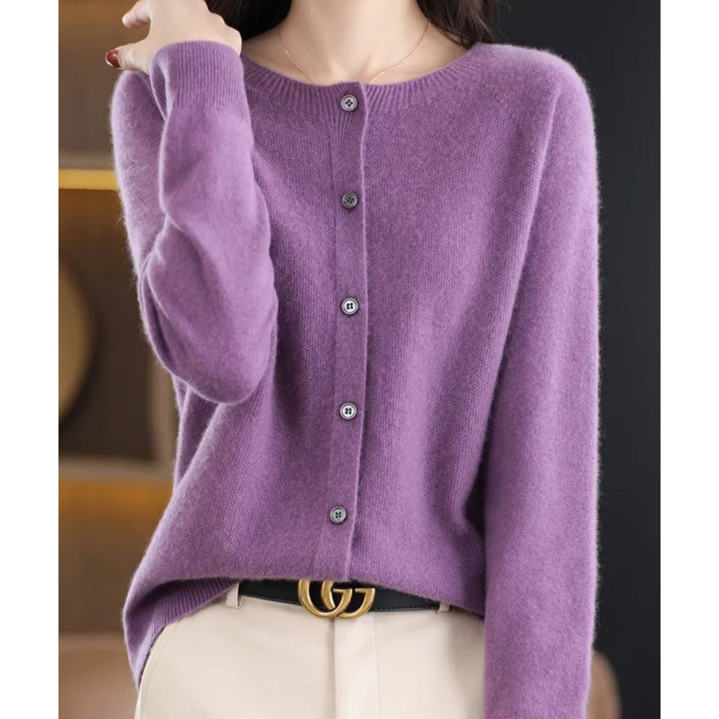 Women's knit cardigan