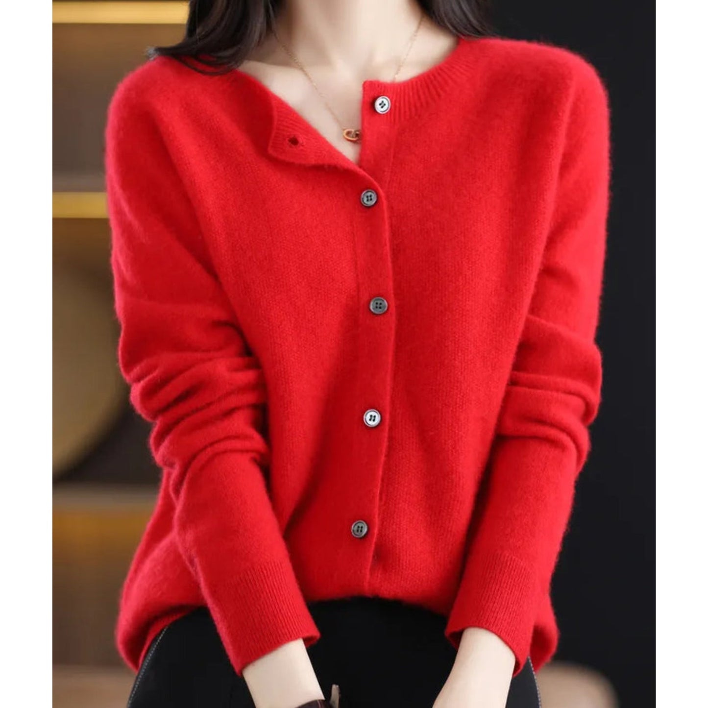 Women's knit cardigan