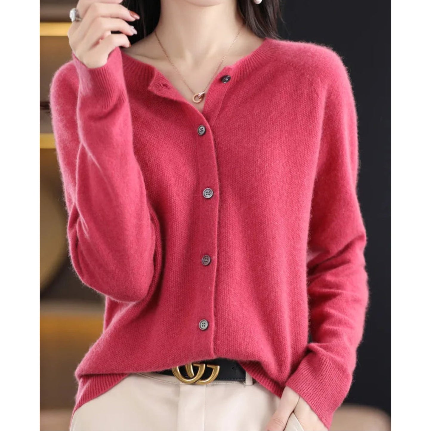 Women's knit cardigan