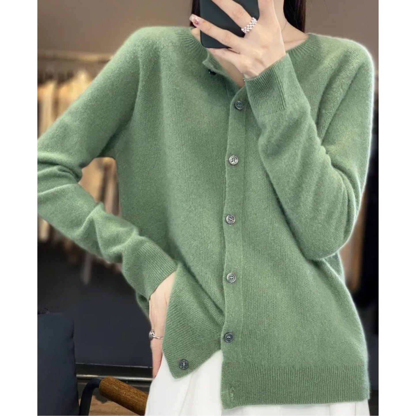 Women's knit cardigan