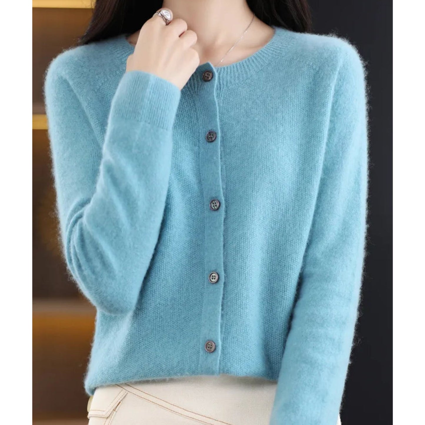 Women's knit cardigan