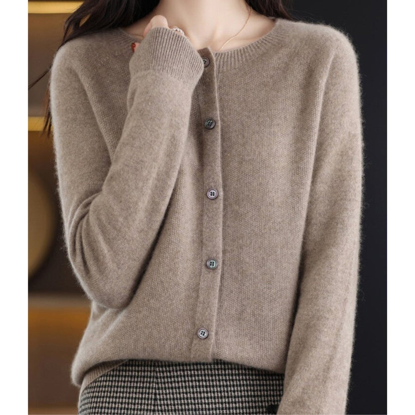 Women's knit cardigan