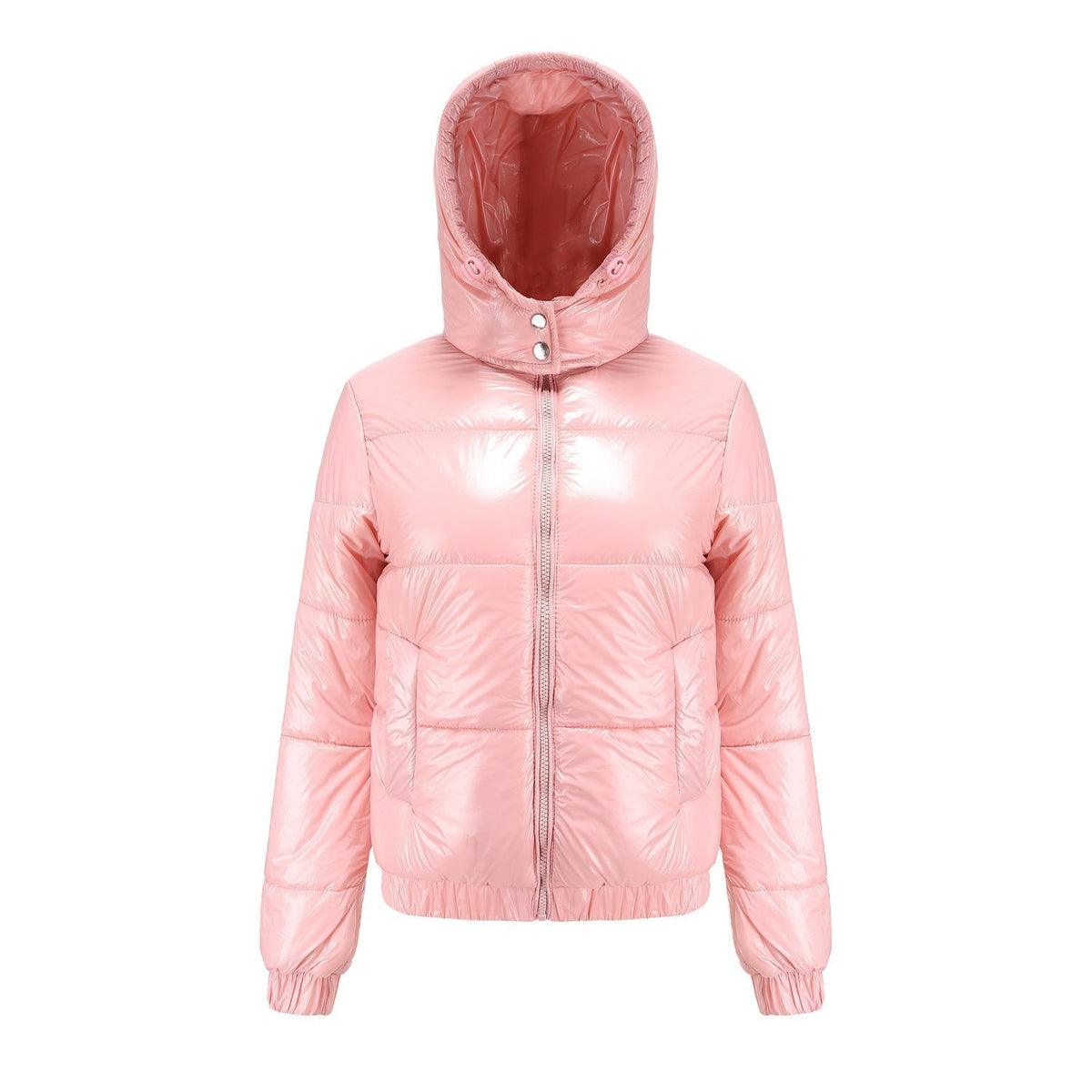 Women's Glossy Puffer Winter Jacket