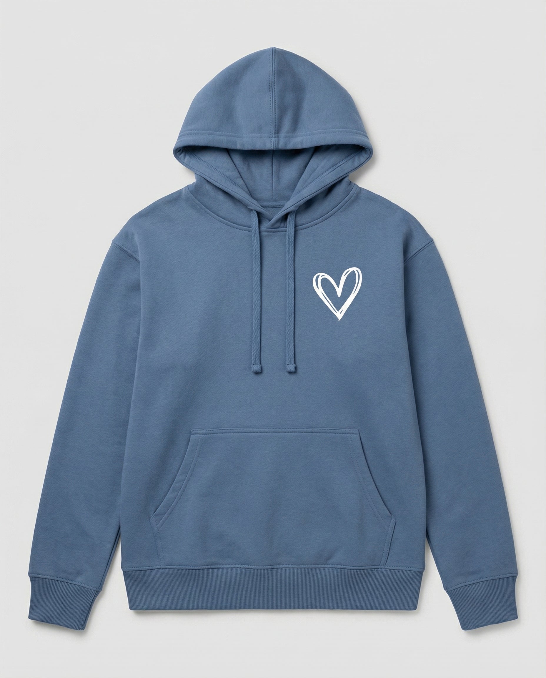 Women's Heart Print Hoodie