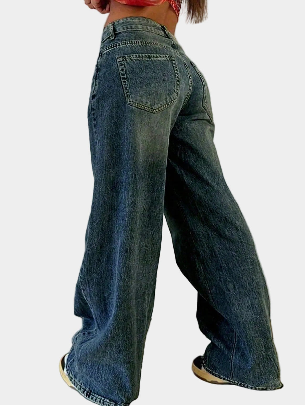 Women's High Waist Baggy Jeans