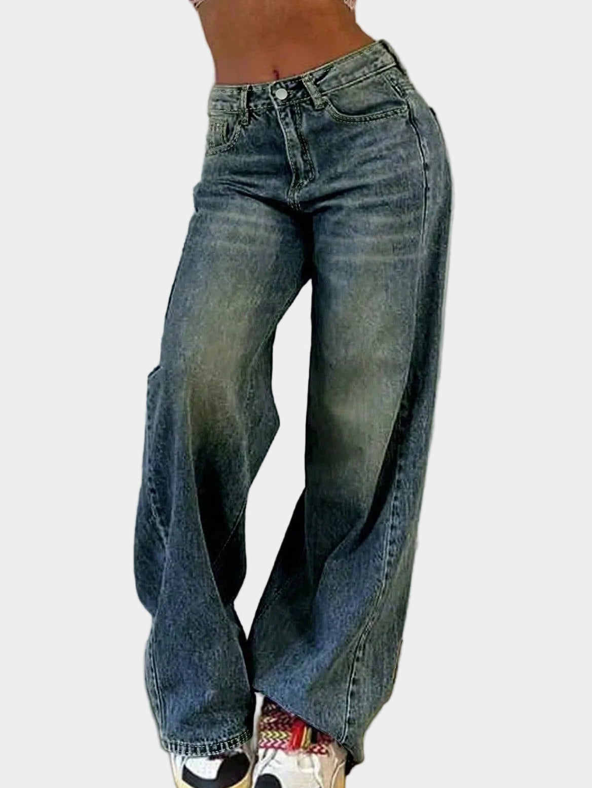Women's High Waist Baggy Jeans