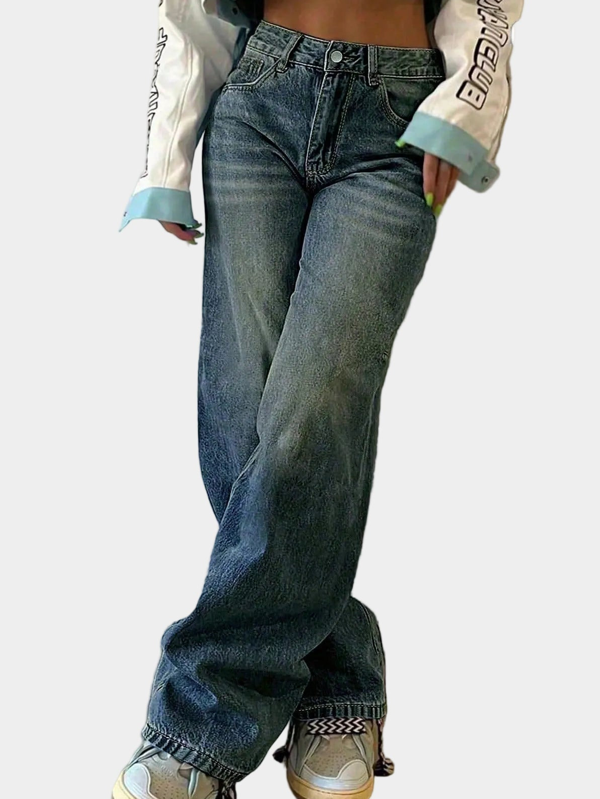 Women's High Waist Baggy Jeans