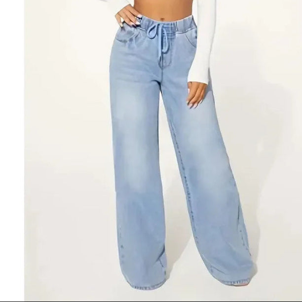 Women's High Waist Relaxed Baggy Jeans
