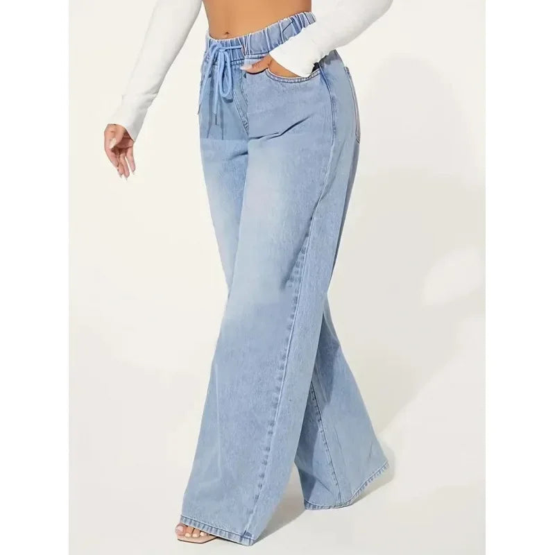 Women's High Waist Relaxed Baggy Jeans