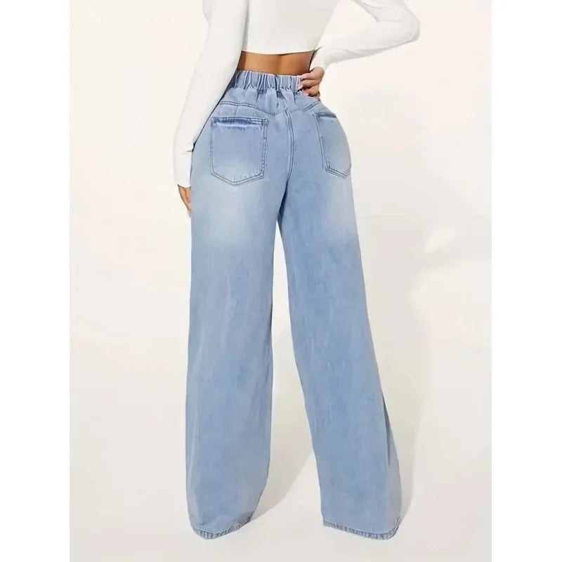 Women's High Waist Relaxed Baggy Jeans