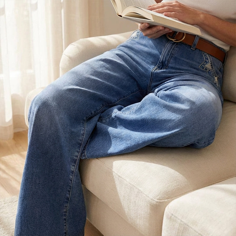 Women's High Waist Wide Leg Baggy Jeans