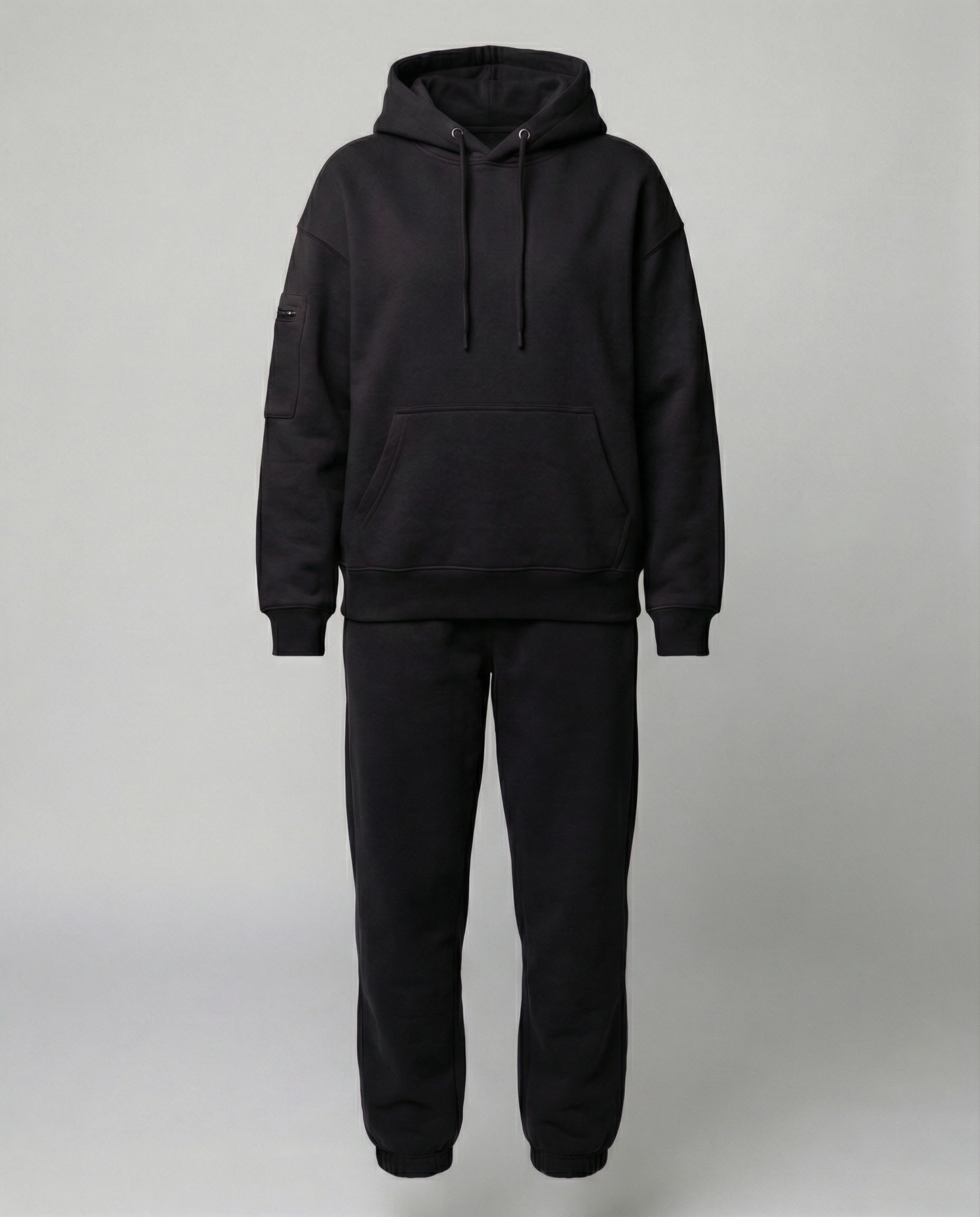 Women's Hoodie and Joggers Lounge Set in Black