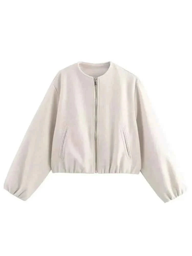 Women's Lightweight Bomber Jacket for Spring