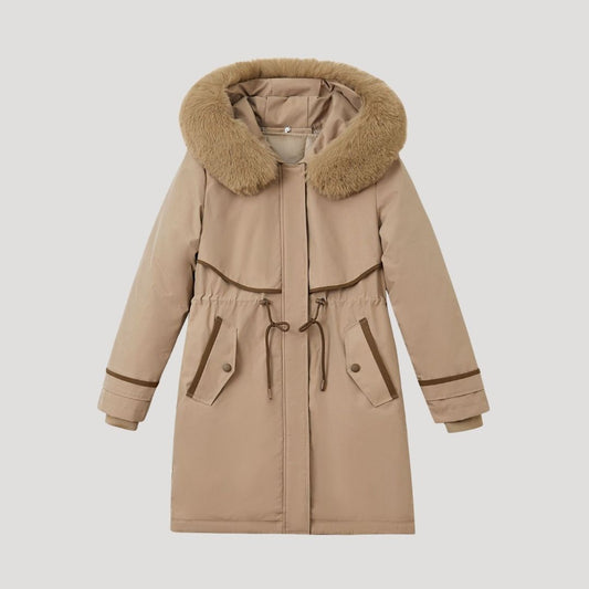 Women's Long Faux Fur Winter Coat