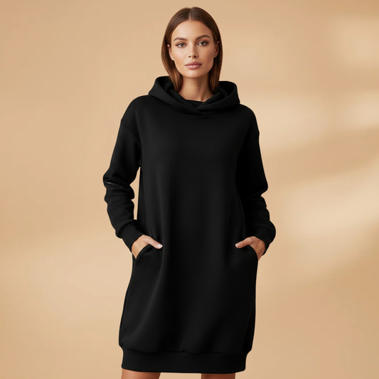 Women's Long Sleeve Hoodie Dress