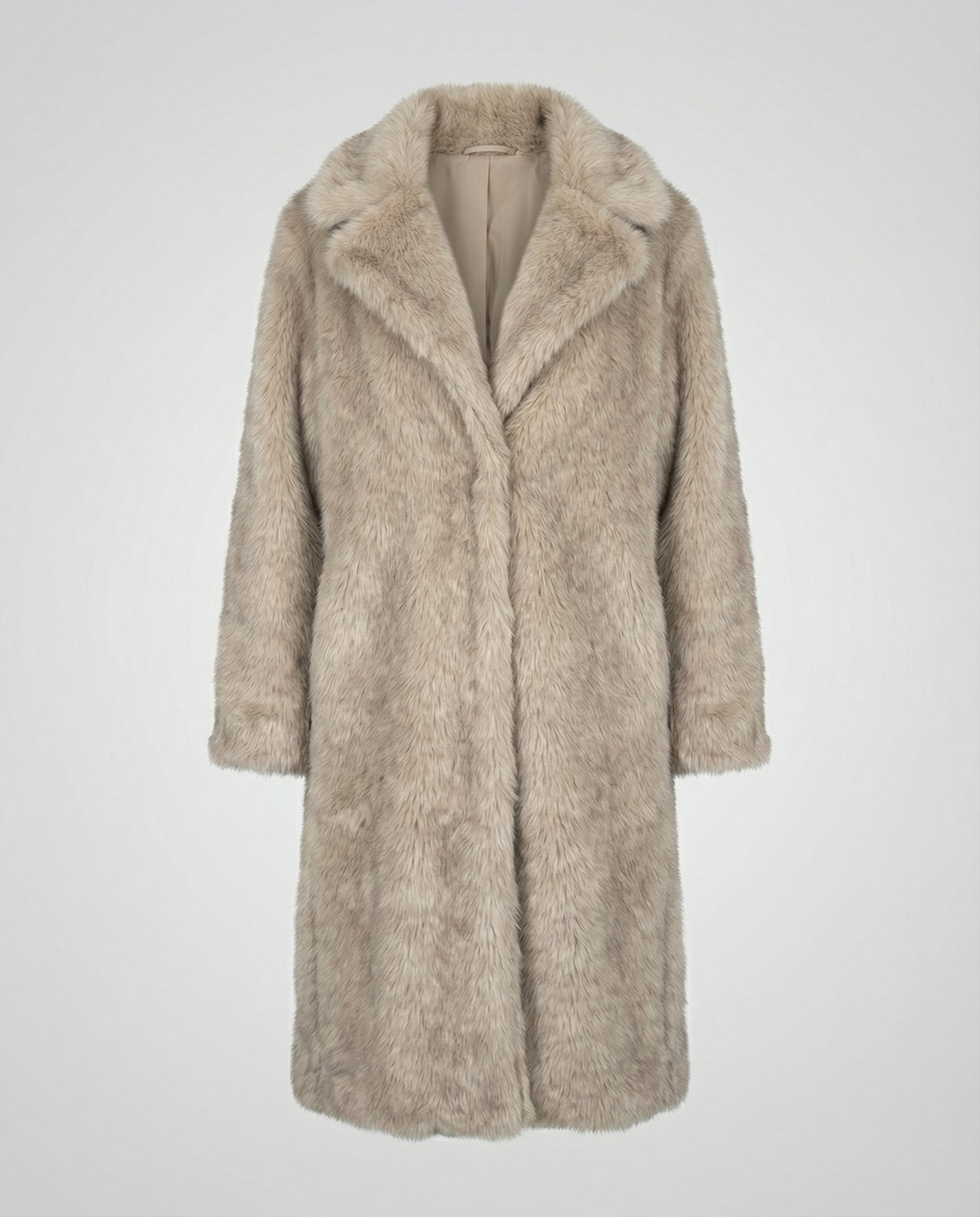 Women's Longline Faux Fur Coat