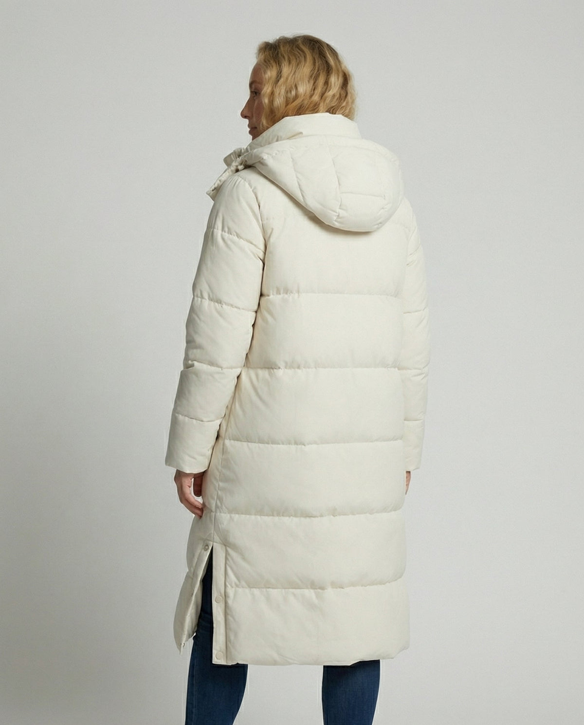 Women's Longline Puffer Winter Jacket