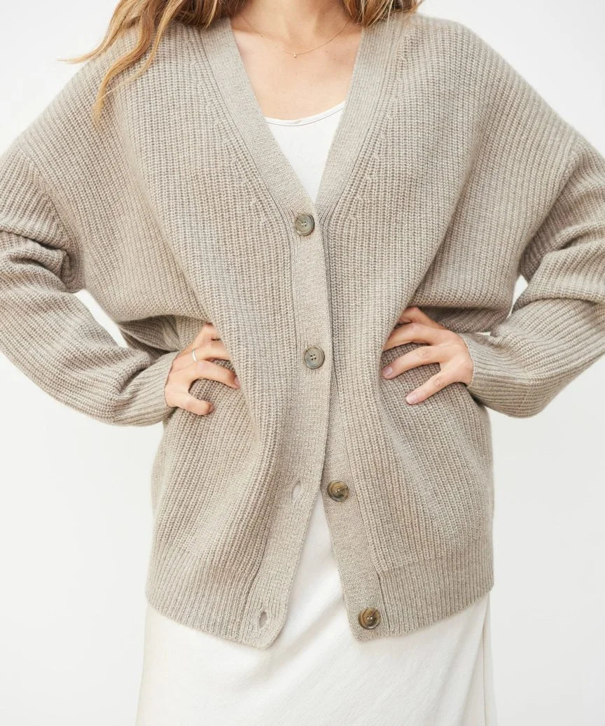 Women's Longline V-Neck Cardigan