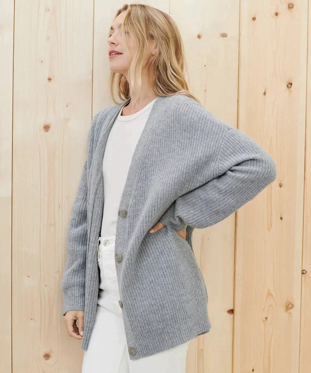 Women's Longline V-Neck Cardigan