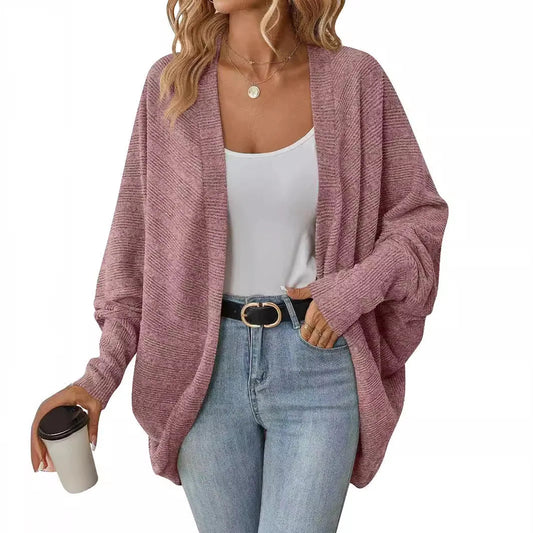 Women's Midi Knit Cardigan in Pink