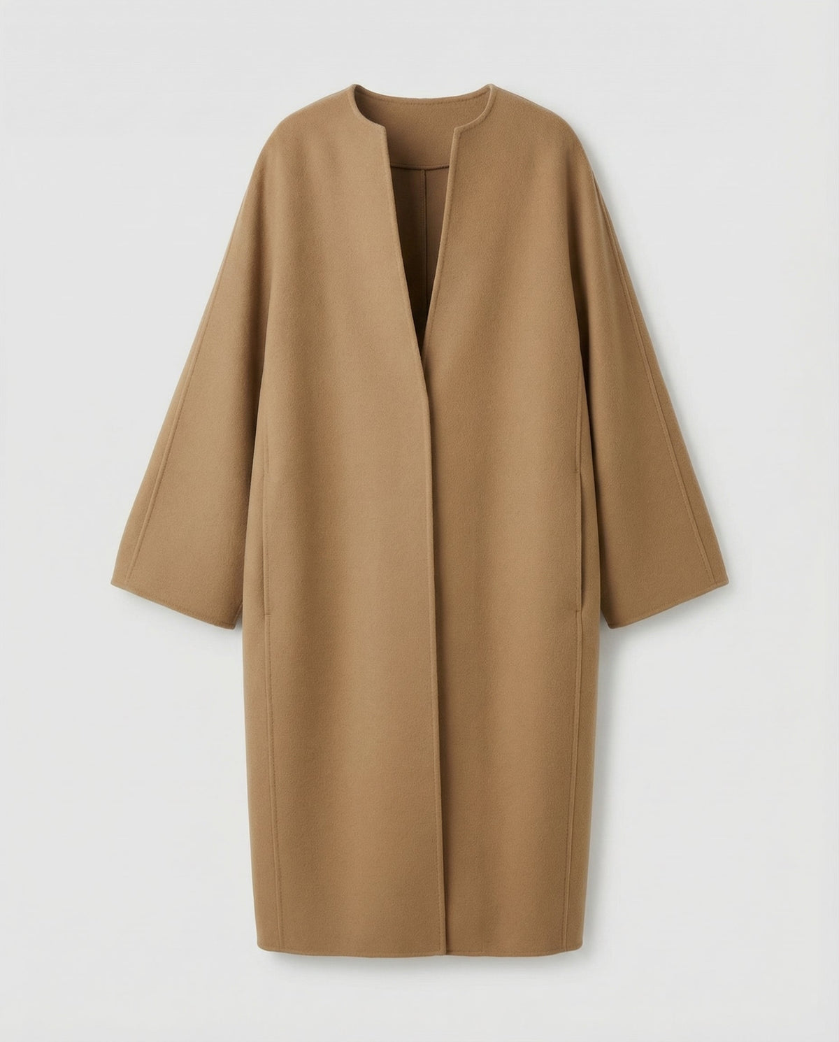 Women's Open Front Longline Coat