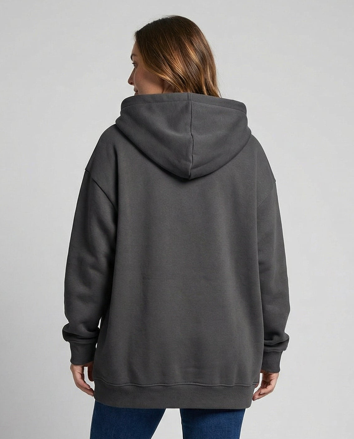 Women's Oversized Zip Hoodie