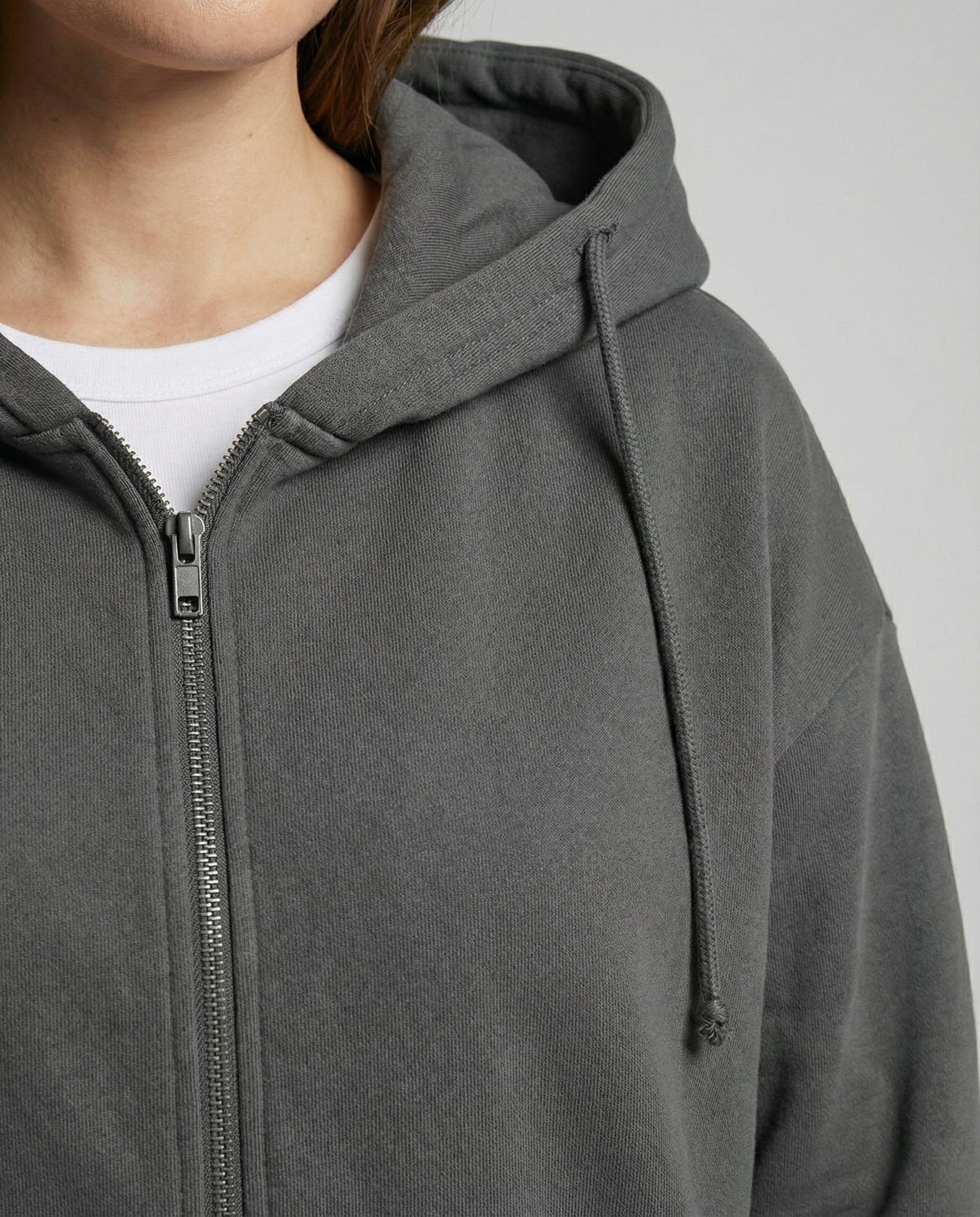 Women's Oversized Zip Hoodie