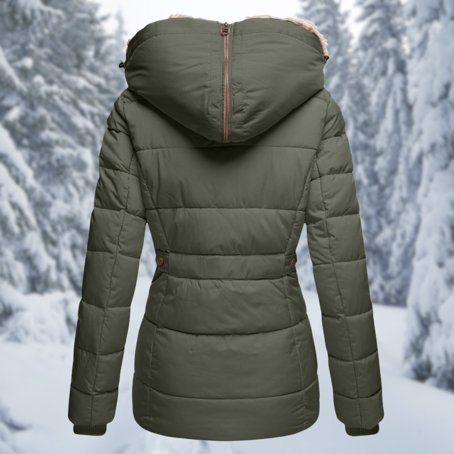 Women's Padded Hooded Parka