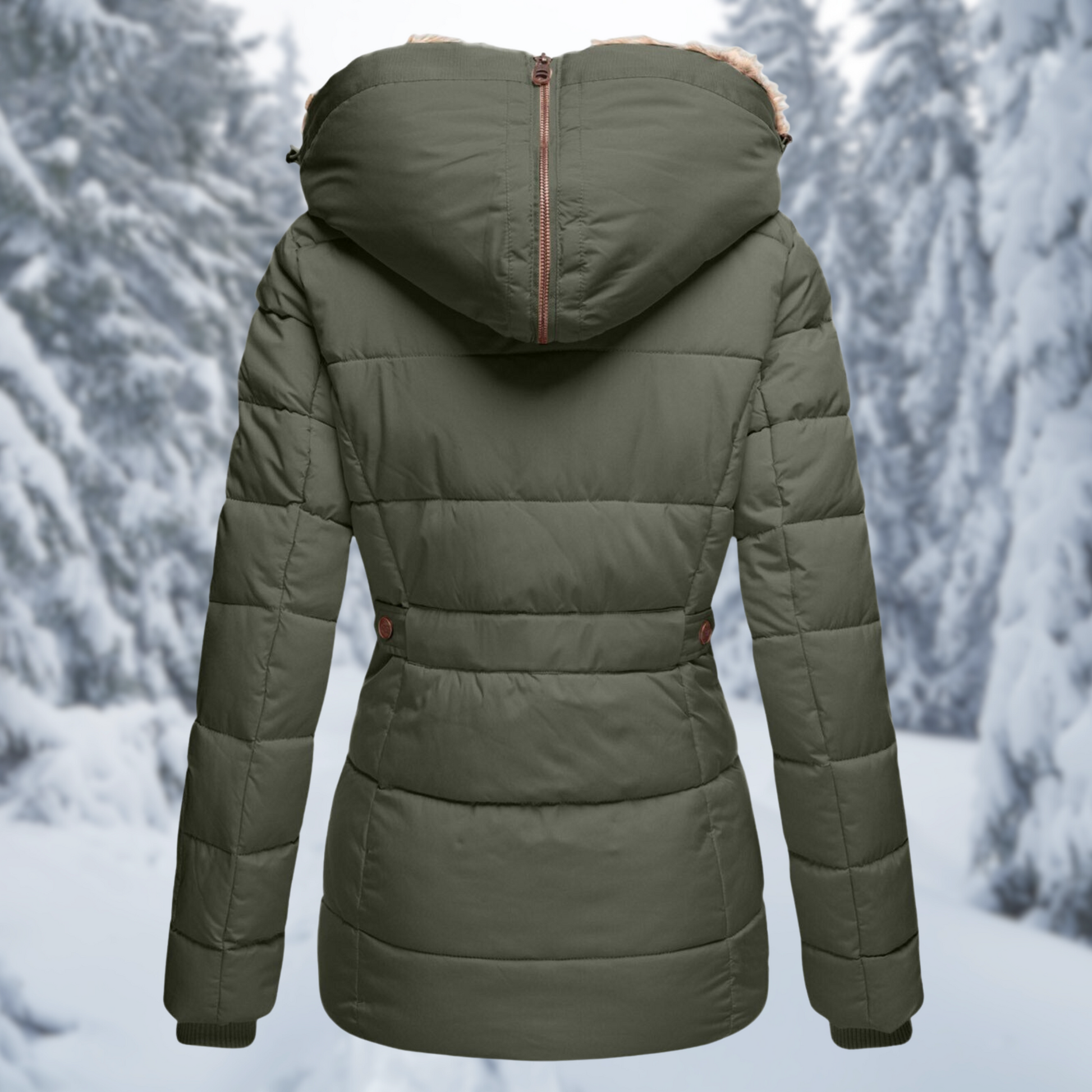 Women's Padded Hooded Parka