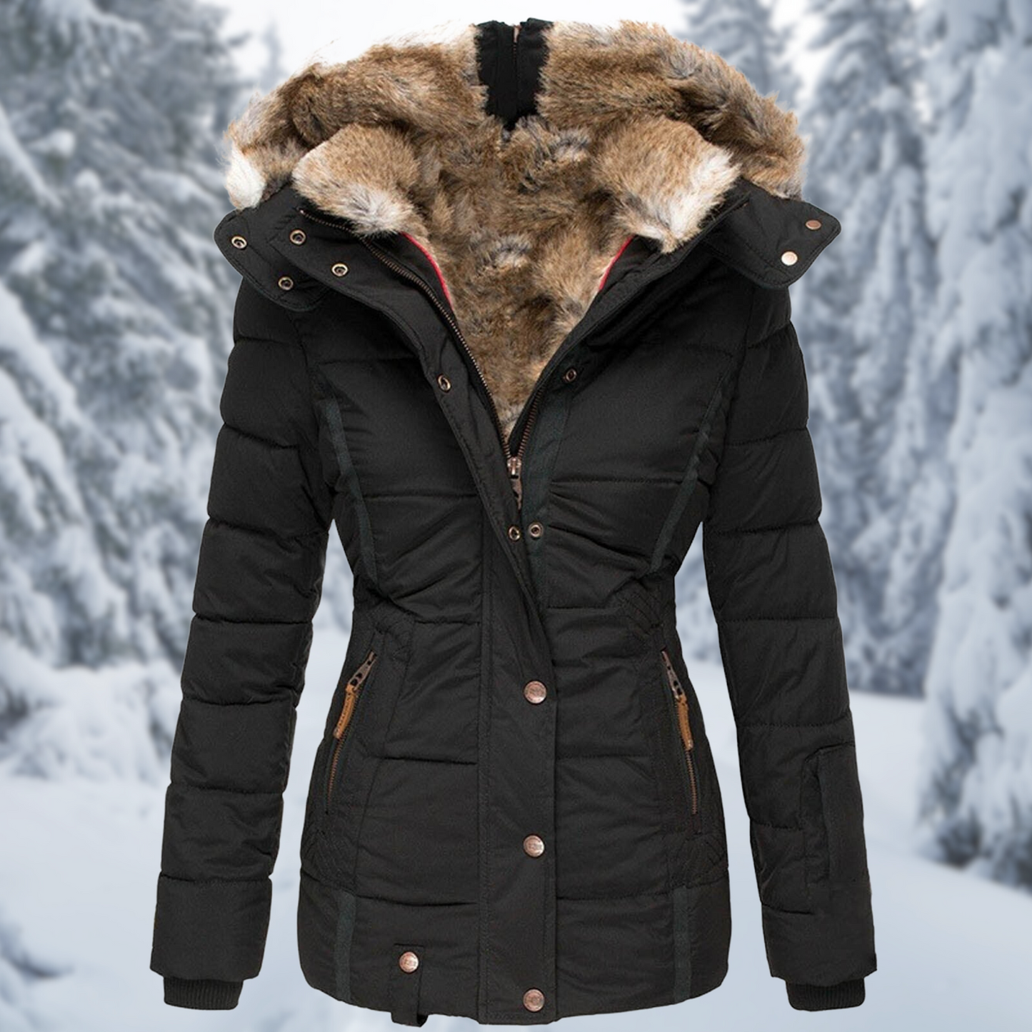 Women's Padded Hooded Parka