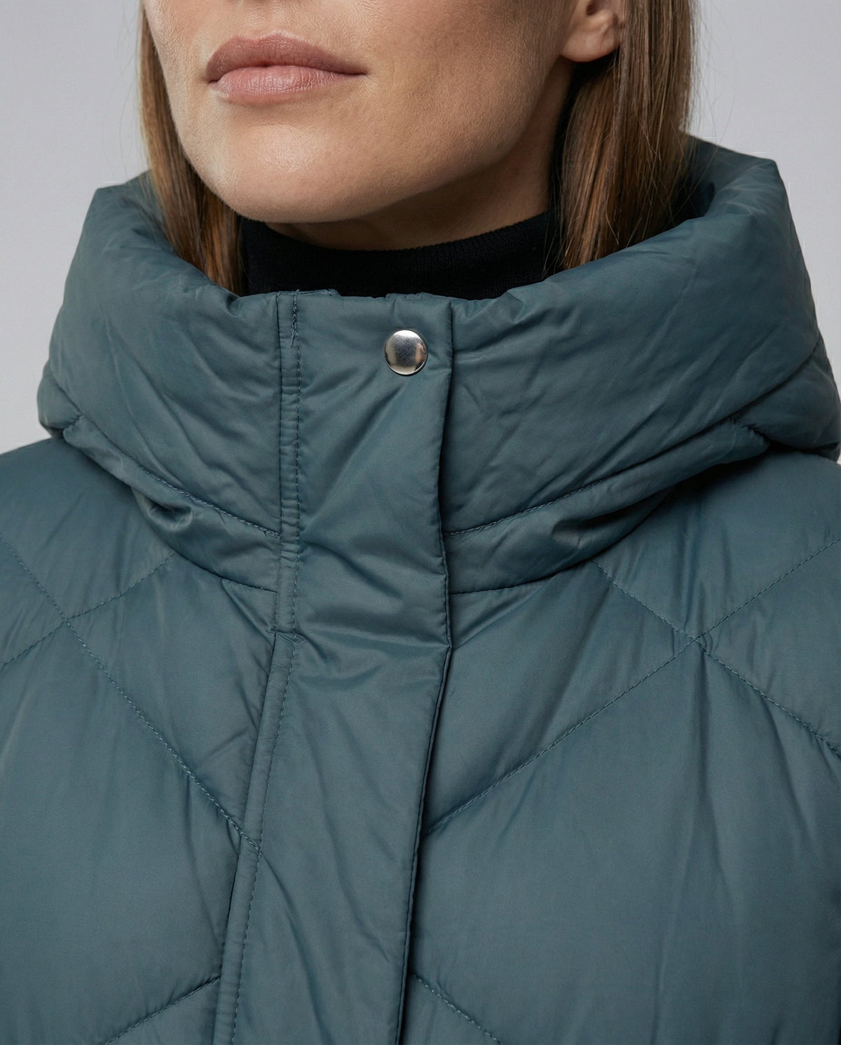 Women's Quilted Longline Coat