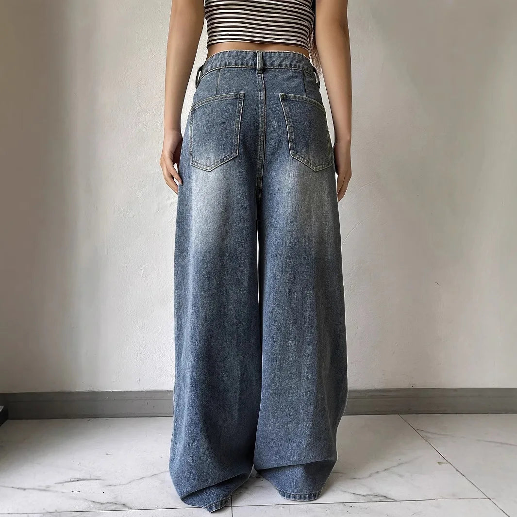 Women's Relaxed Wide Leg Baggy Jeans