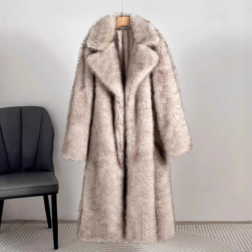 Women's Shaggy Faux Fur Coat