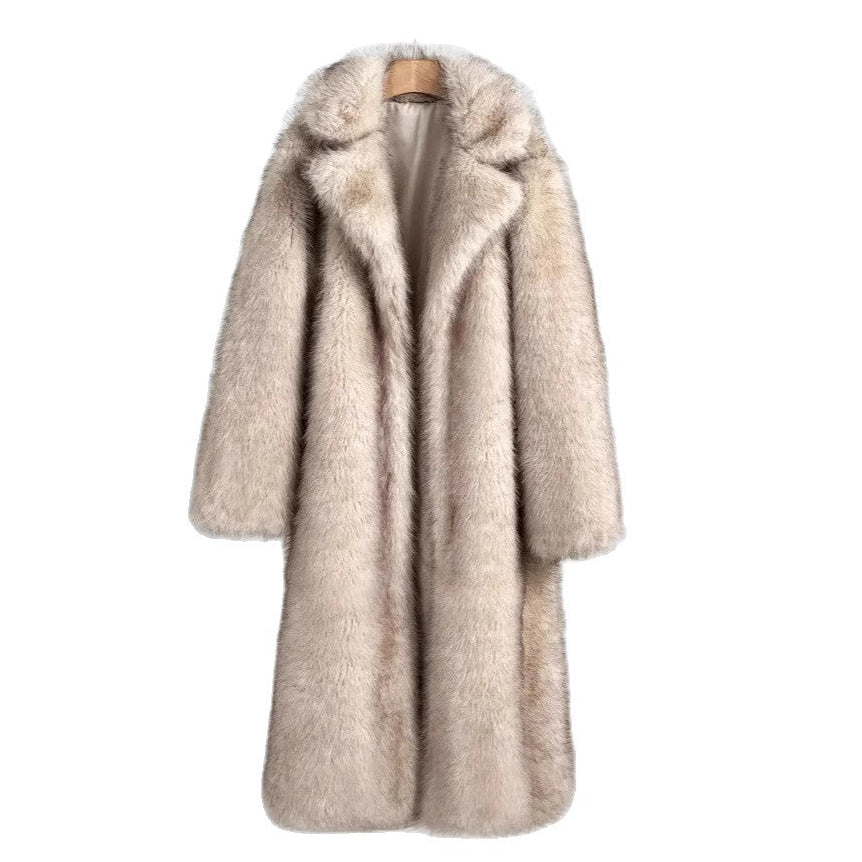 Women's Shaggy Faux Fur Coat