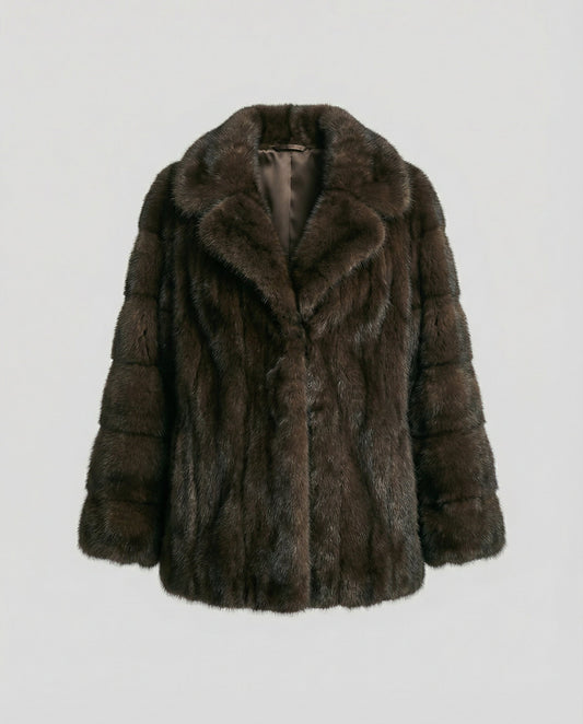 Women's Short Faux Fur Coat