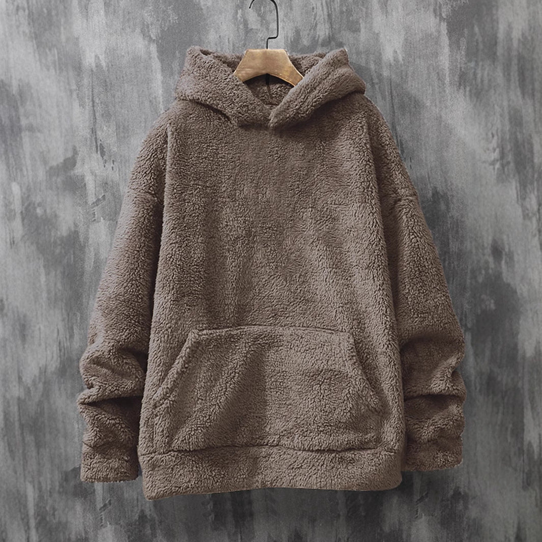 Women's Teddy Fleece Hoodie in Camel