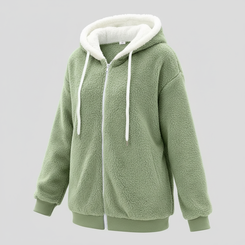 Women's Teddy Zip Up Hoodie