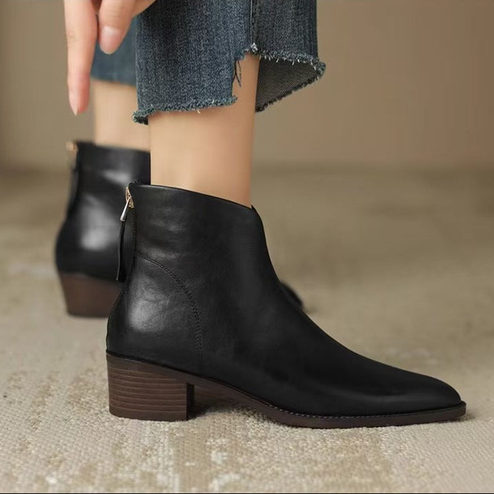 Women's V Cut Ankle Boots