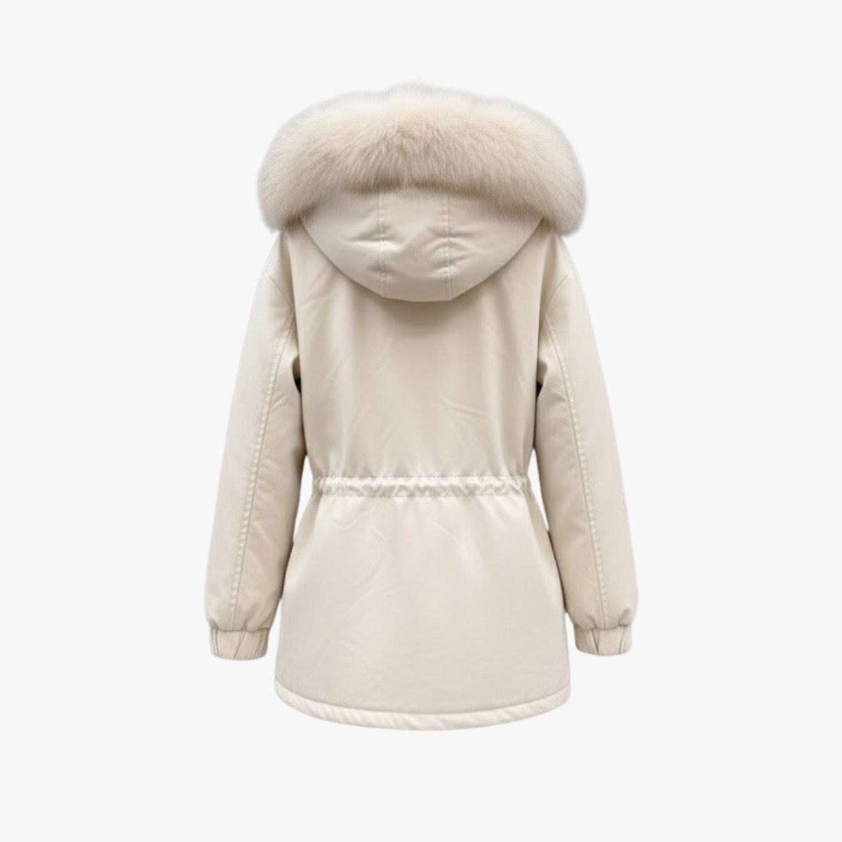 Women's Warm Faux Fur Trim Winter Parka